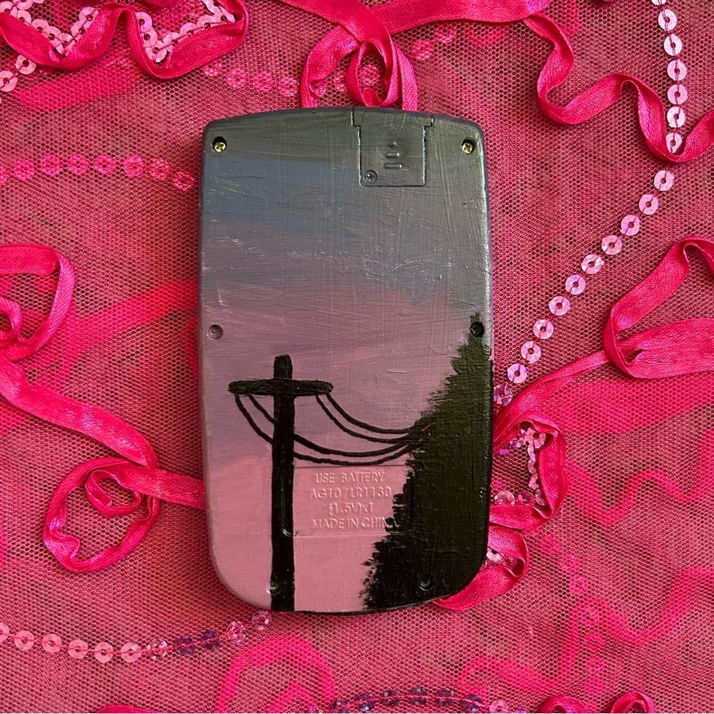 handpainted calculator